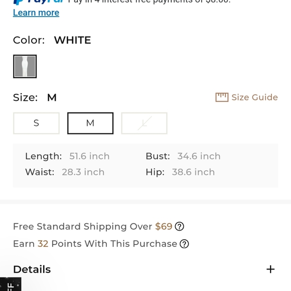 MICAS White Hollow Out Slip Pleated Maxi Dress Sz M - Picture 6 of 6